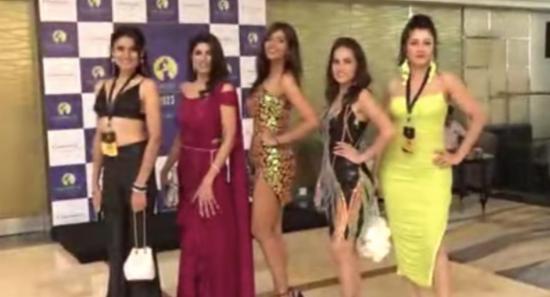 Mrs India contest in Sri Lanka, contestants arrive
